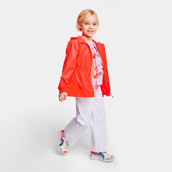 Jacadi Other - Jacadi Bright Orange Kids Raincoat with Hood